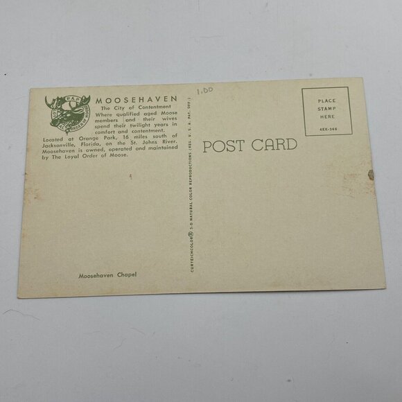 Vtg Postcard Moosehaven Lot Of 2 Orange Park Jacksonville FL Loyal Order Moose - Picture 13 of 14